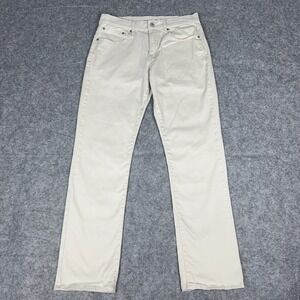 Lucky Brand Jeans Mens 30x30 Tan Khaki 223 Straight Stretch Denim Pants Preppy